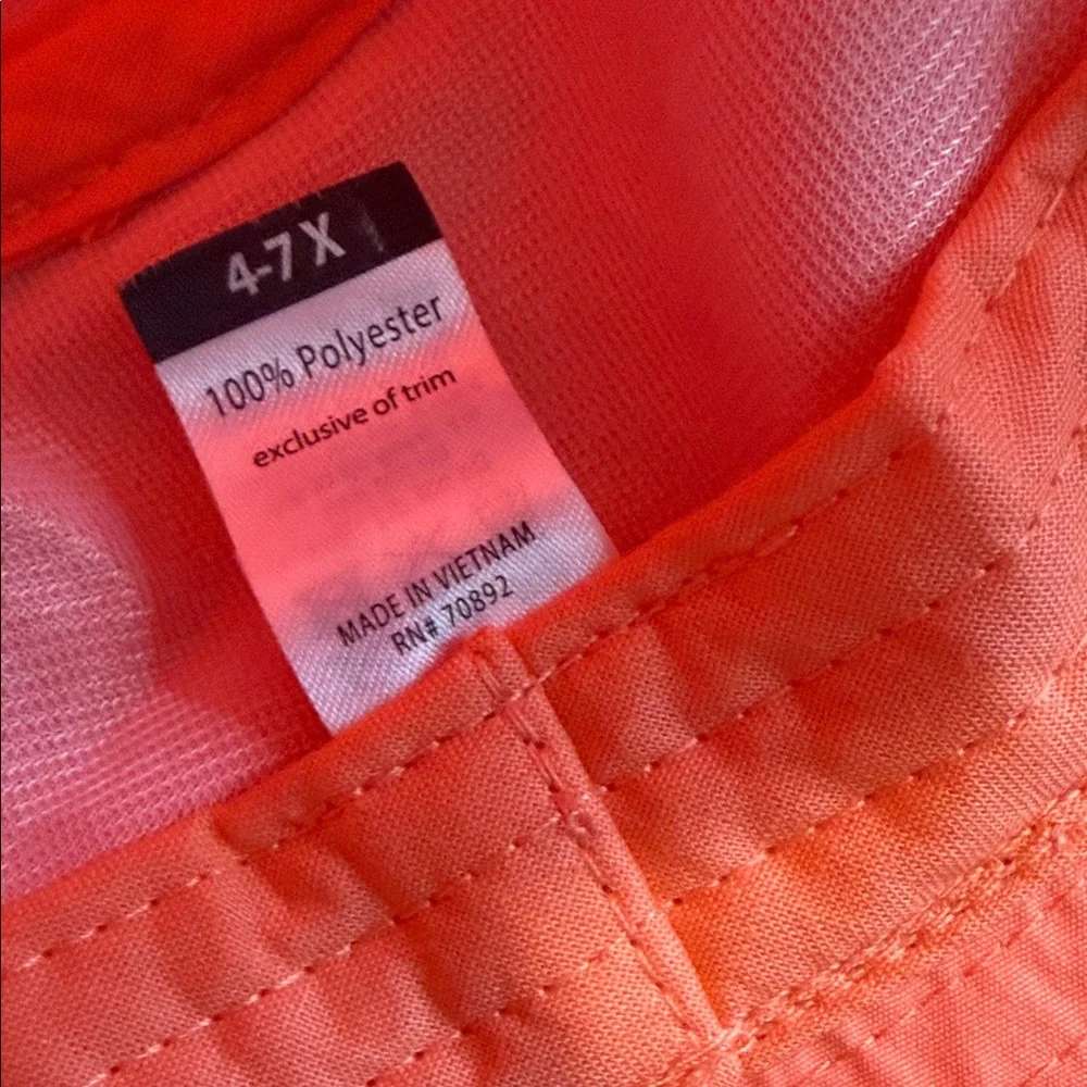 Tommy Bahama Bright Coral Bucket Sun Hat Boys/Youth New